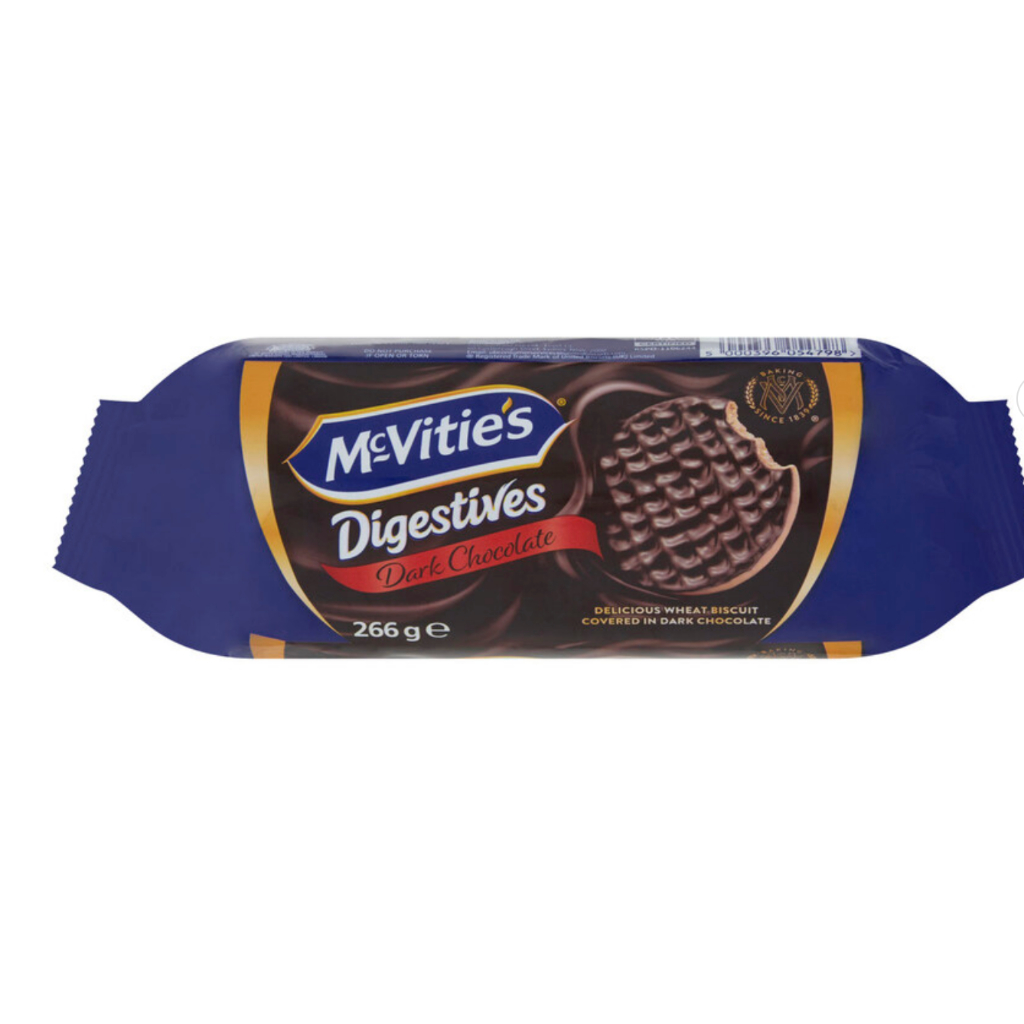 Mcvities Digestives Biscuits Dark Chocolate | 266g (Sept 28, 2024 ...