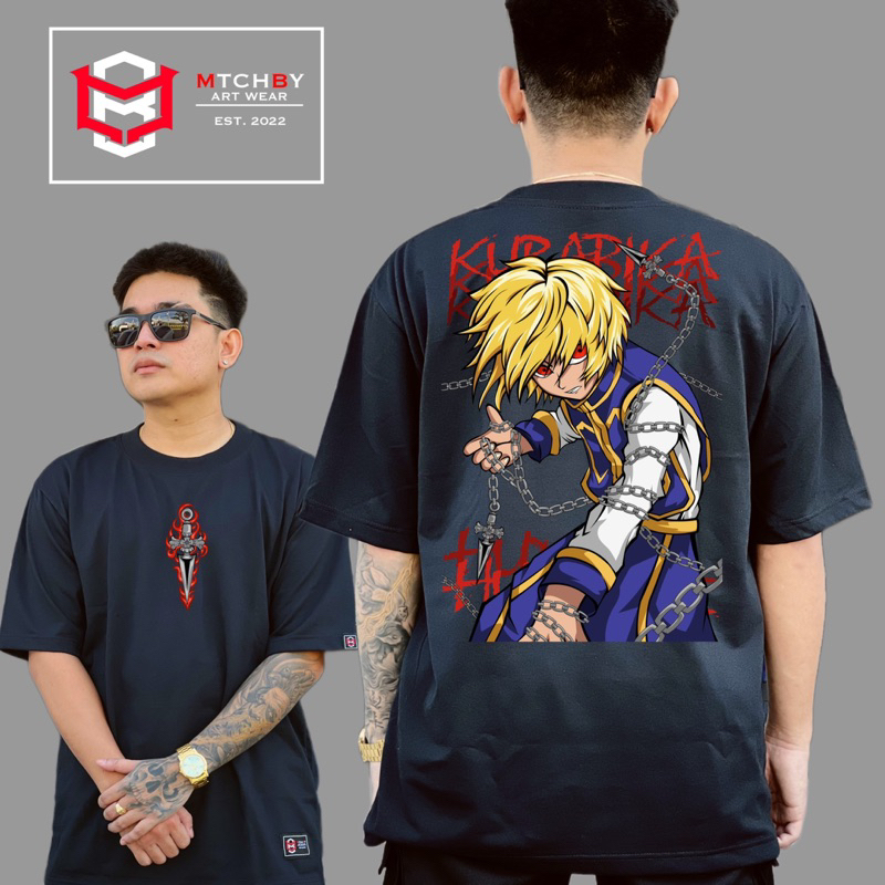 T-shirt Kurapika Hunter X Hunter - Anime Manga - Homme - Blanc Taille M