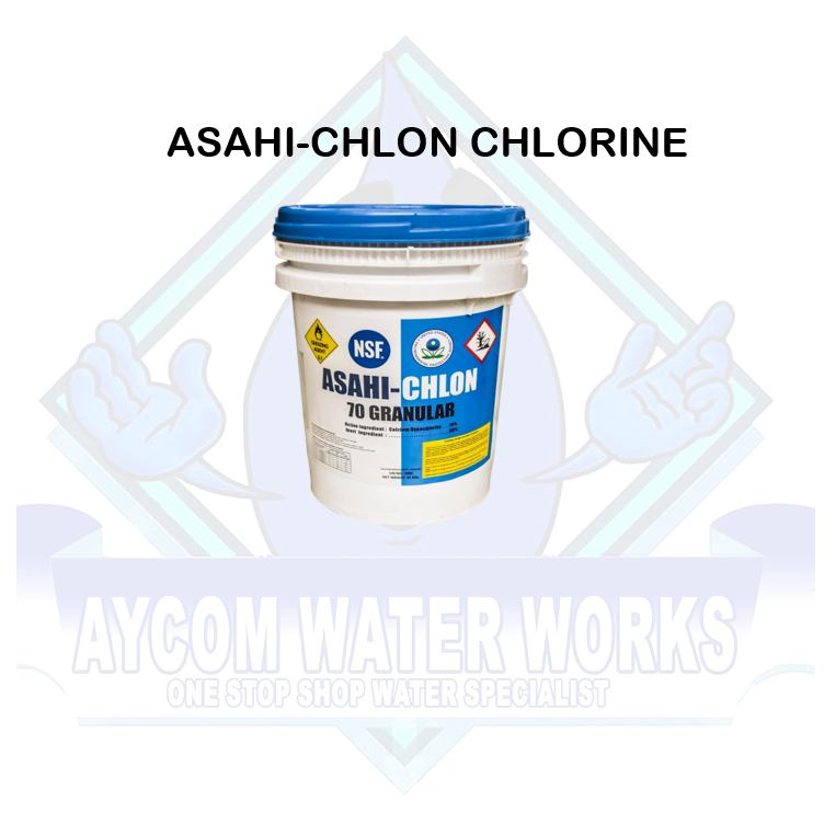 ASAHI-CHLON JAPAN CHLORINE 70% 45KG. | Shopee Philippines