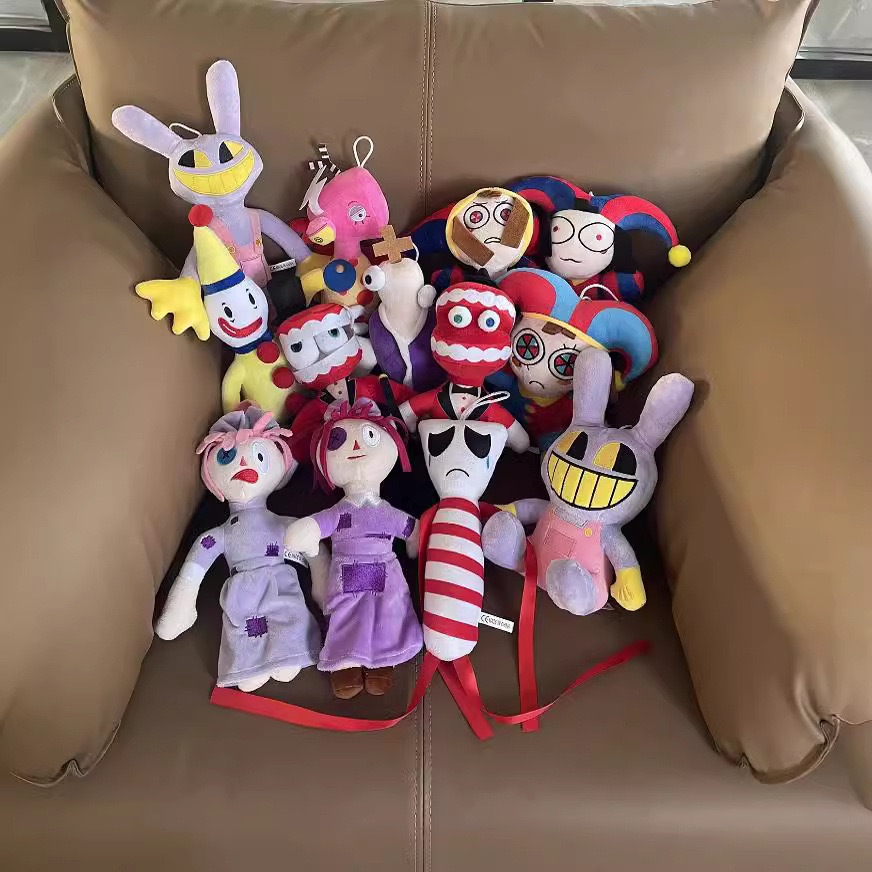 JJTAN Pomni Jax Rabbit Doll Amazing Digital Circus stufftoys | Shopee ...