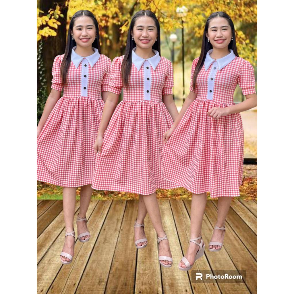 Jazzbaby teens sunday dress pre teens church dress kids formal dress Shopee Philippines