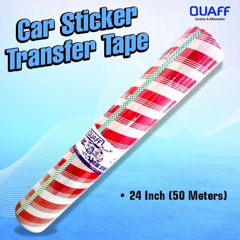 24 INCH Quaff Transfer Tape or Application Tape for Cut-out Stickers ...