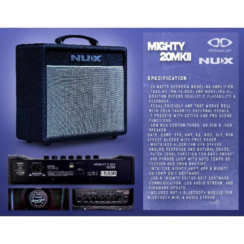 MIGHTY-20-MK2MIGHTY 20MKII - Compact guitar amplifier | Shopee Philippines