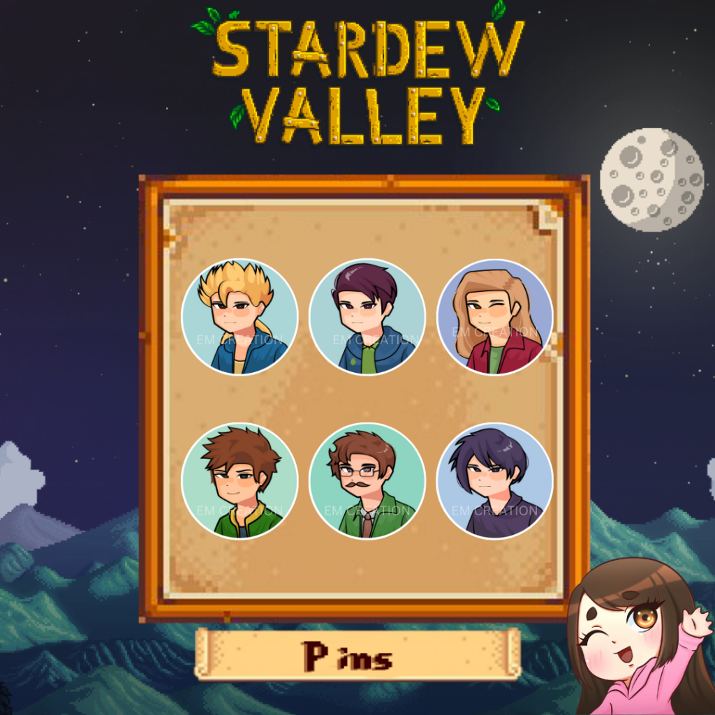 Stardew Valley Bachelors Button Pins | Shopee Philippines