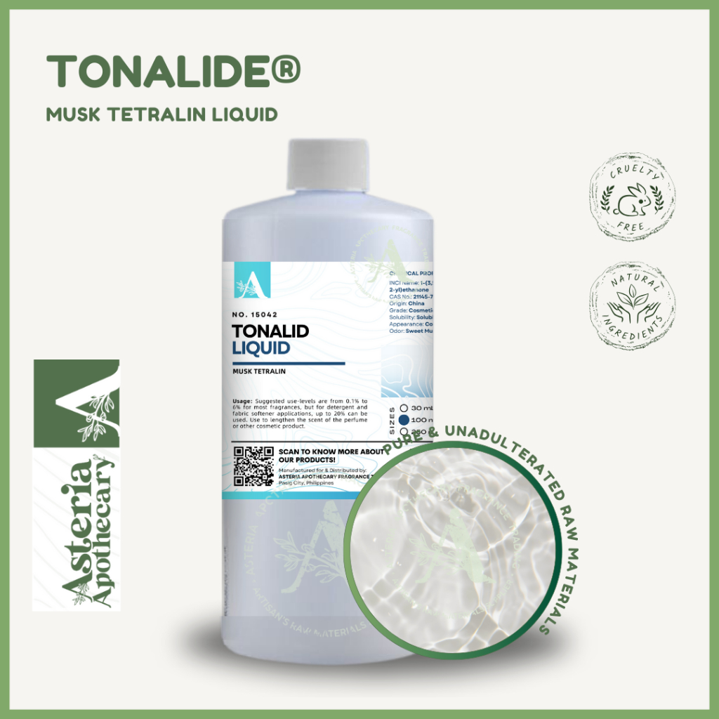 Tonalid Liquid Fixative 250g, 500g & 1Kg Asteria Apothecary