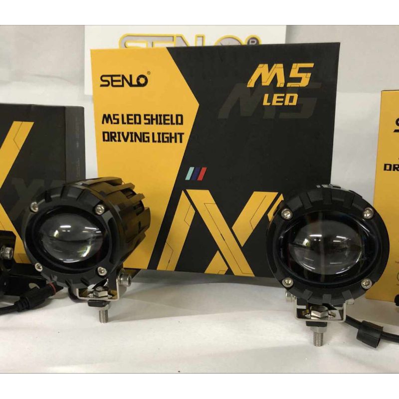 SENLO M5 MINI DRIVING LIGHTS FREE SWITCH | Shopee Philippines