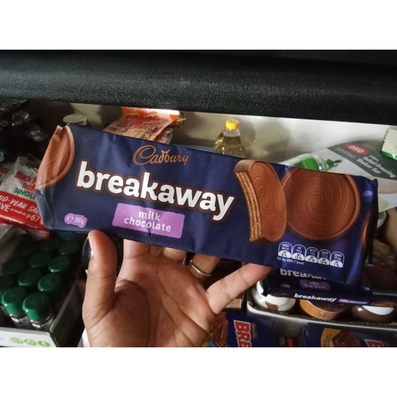 Cadbury Breakaway Milk Chocolate 180g | Shopee Philippines