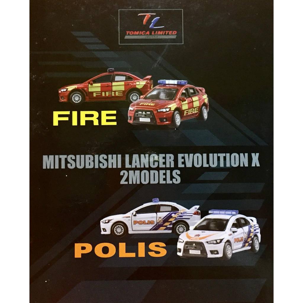 Takara Tomica Limited Mitsubishi Lancer Evolution X 2 Models | Shopee ...