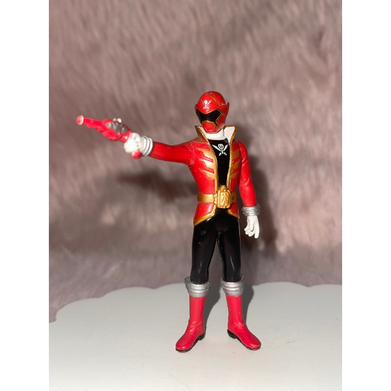 Banpresto 2011 Power Rangers Megaforce Gokai Red Mini Figure | Shopee ...