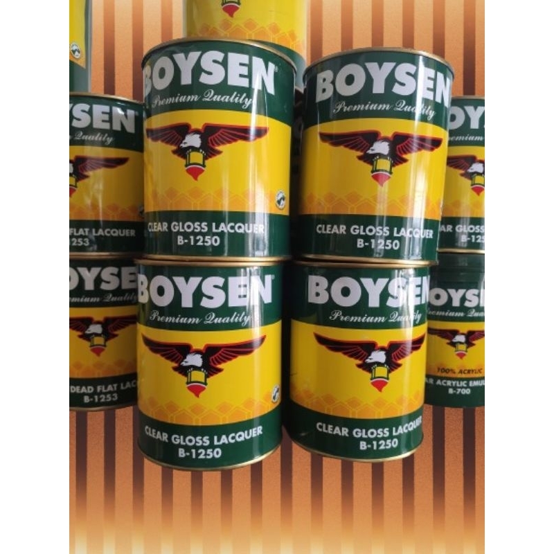 Lacquer type boysen clear gloss dead flat spot putty automotive (1Liter