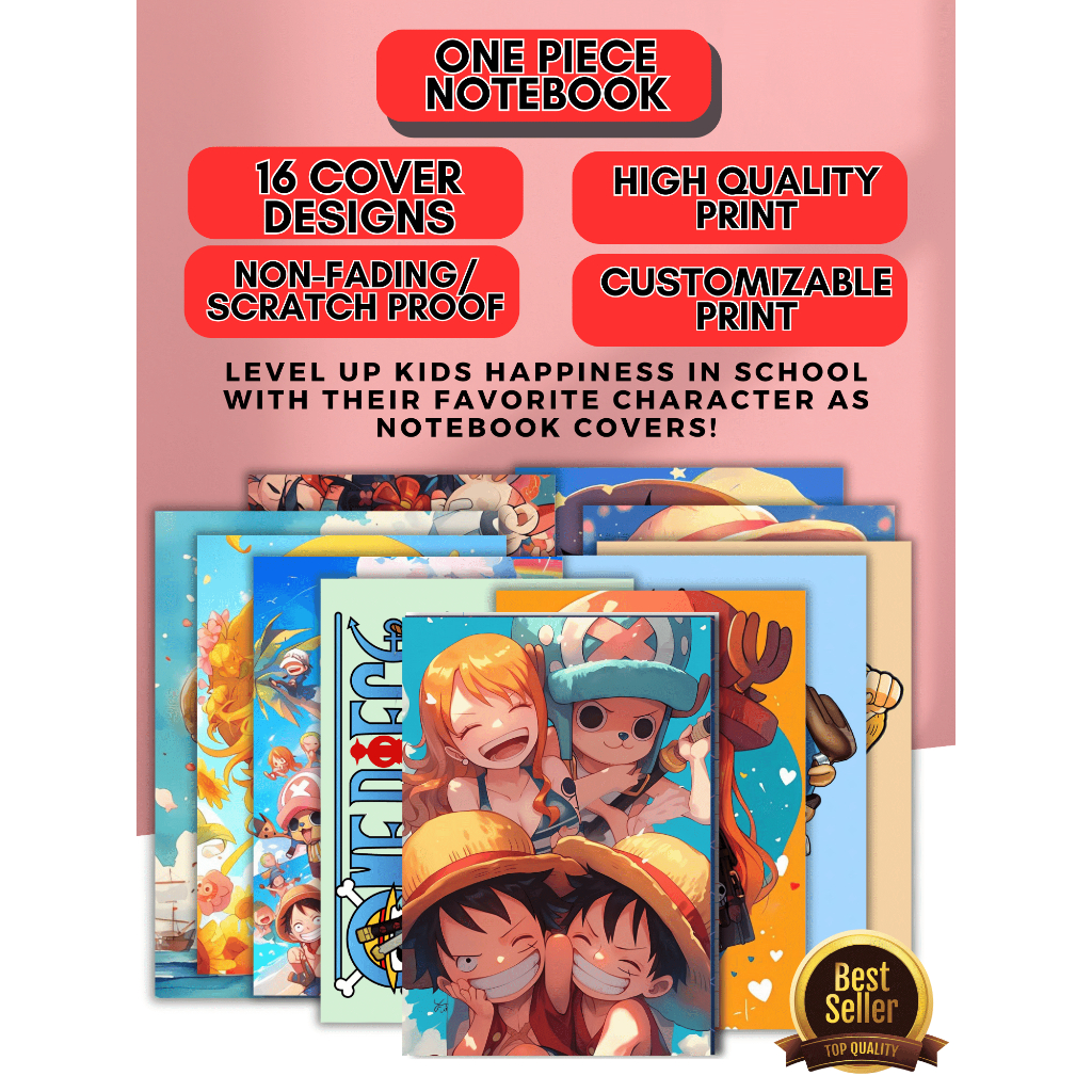 Personalized Customized notebook ONE PIECE design ( composition ...