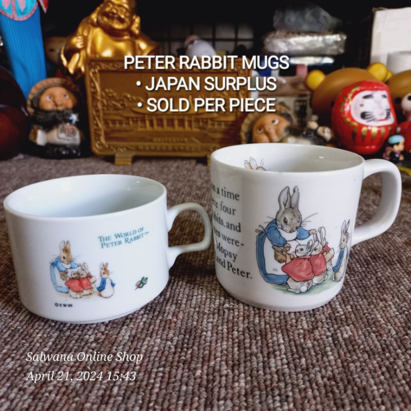 JAPAN SURPLUS PETER RABBIT MUG • SOLD PER PIECE | Shopee Philippines