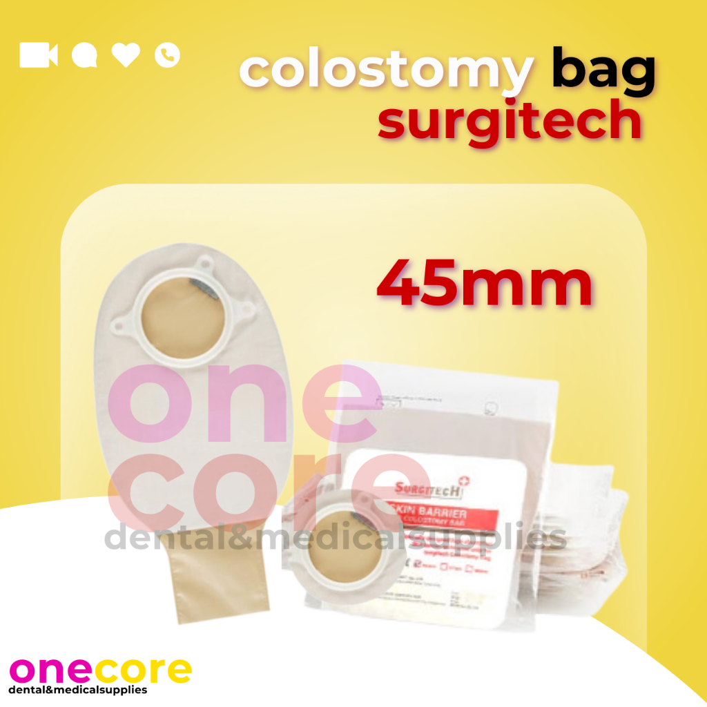 (1Piece) Surgitech Colostomy Bag 45,60 & 70mm (Sold Per Box) | Shopee ...