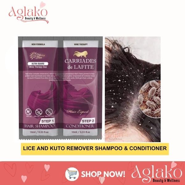 Merry Sun ULTRA GUARD Wine Duo Head Lice Prevention Effective Lice Kuto