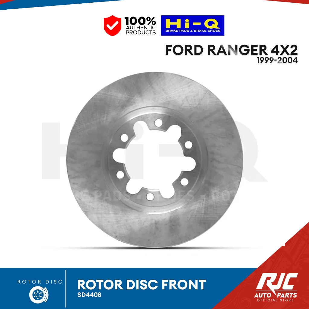 HI-Q ROTOR DISC FORD RANGER 4X2 FRONT 1999-2004 SD4408 1pc | Shopee ...