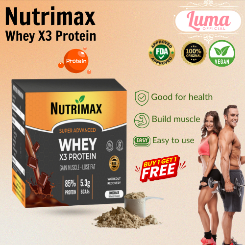 Nutrimax Super Advanced Whey X3 Protein Whey Protein Powder Gain Muscle ...