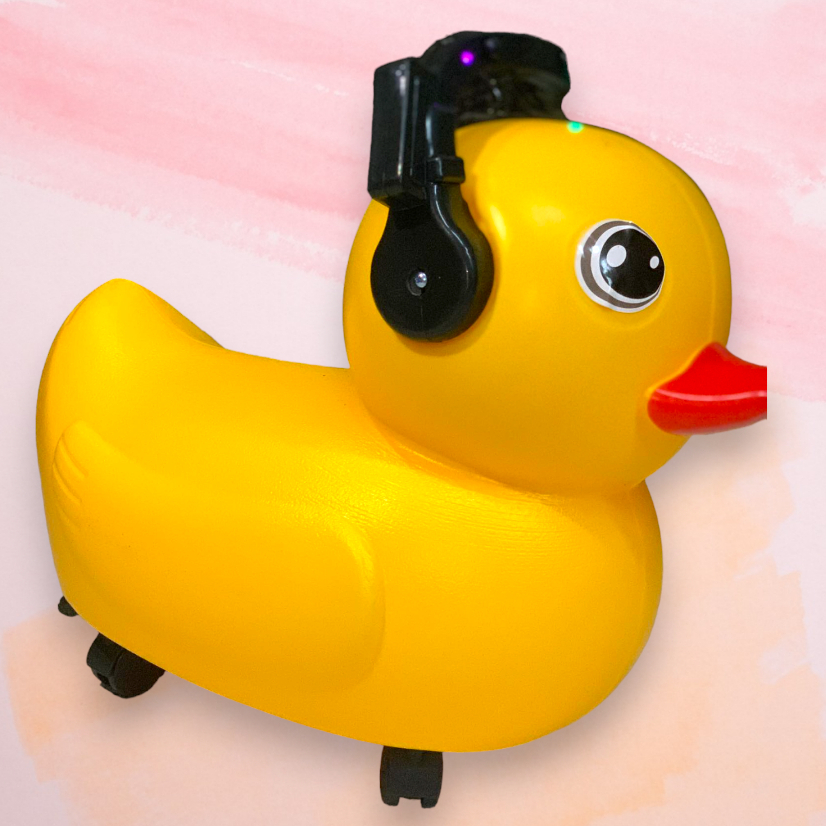 Baby Big yellow duck Baby ride on toy car with Lights and Music ...
