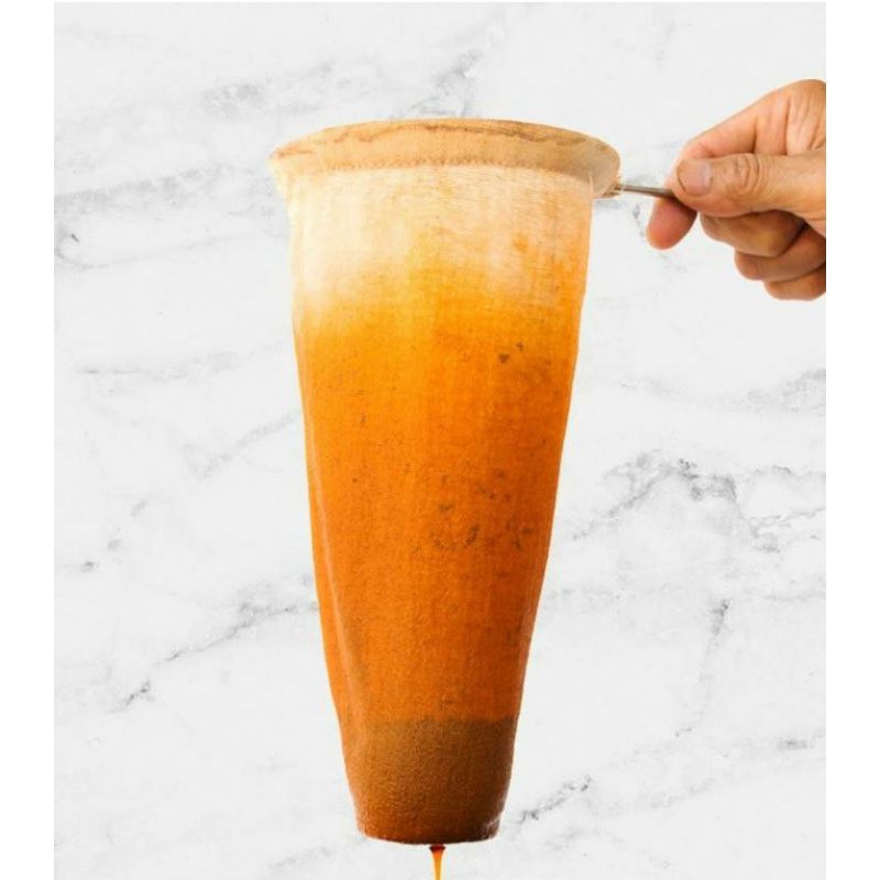 Thai Tea Filter Bag Cloth Milk Tea Strainer Filter with Handle Coffee Infuser Reusable Food
