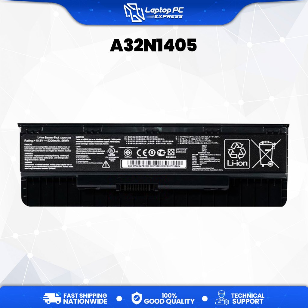 LPCE Laptop Battery A32N1405 For Asus GL551 GL551J GL551JW-DS71 GL551JW ...