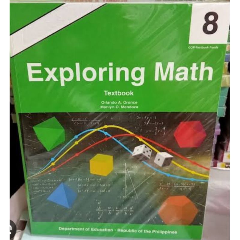 EXPLORING MATH TEXTBOOK ( GRADE 8 ) | Shopee Philippines