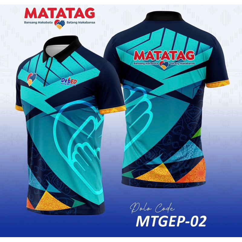 FULL SUBLIMATION MATATAG POLO SHIRT code MTGEP | Shopee Philippines