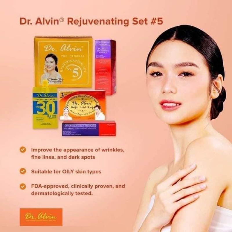 AUTHENTIC DR. ALVIN REJUVETING SET NO5 | Shopee Philippines