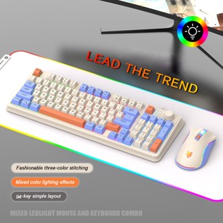 [Local 24H]K820 RGB Wired Gaming Keyboard USB 94-key Keyboard+Mouse Kit ...