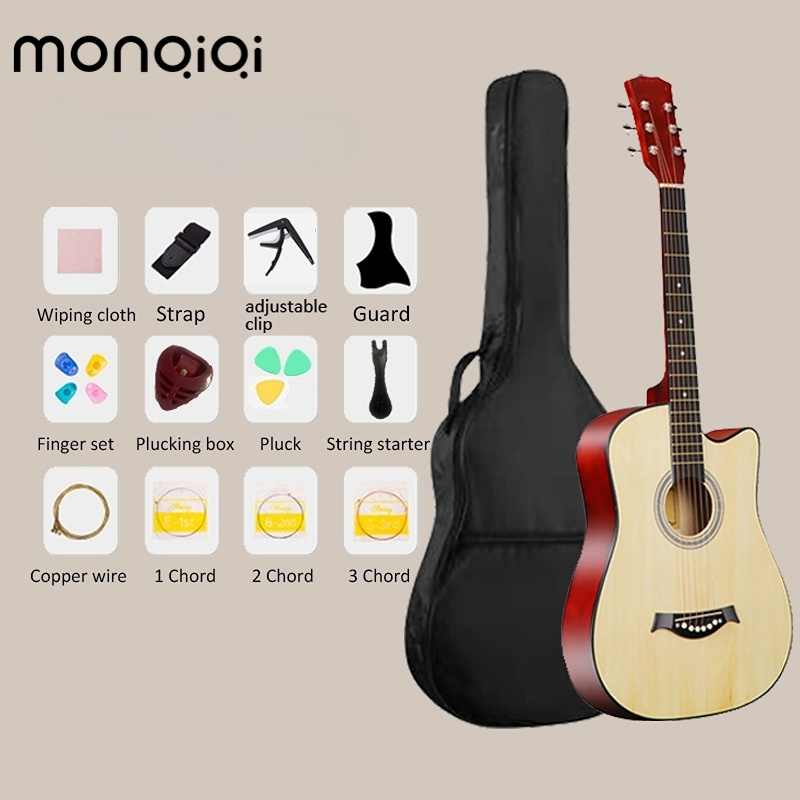 Ukulele Soprano 4 Strings Spruce Basswood Guitar Set Complete Package ...