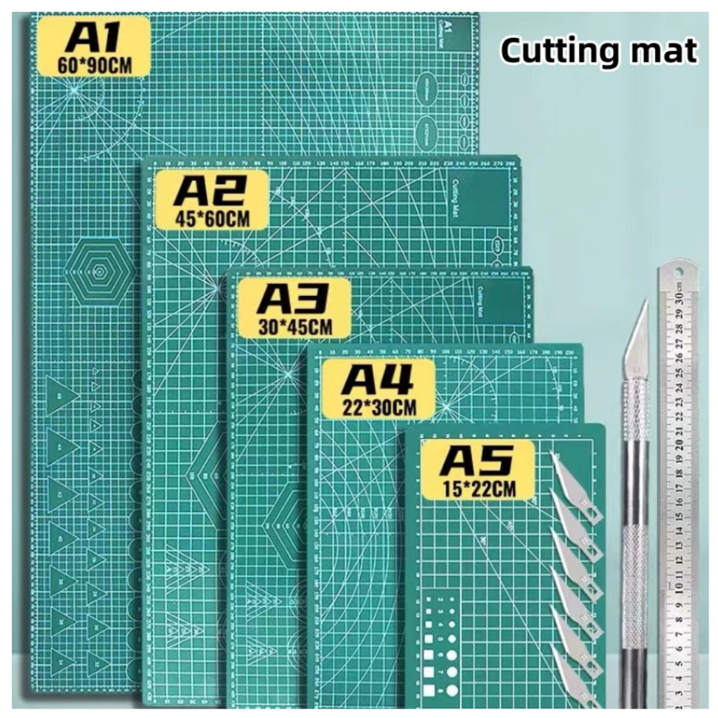 PVC Cutting Mat Self-Healing A3 A4 Pad Double-sided DIY Tool Board ...