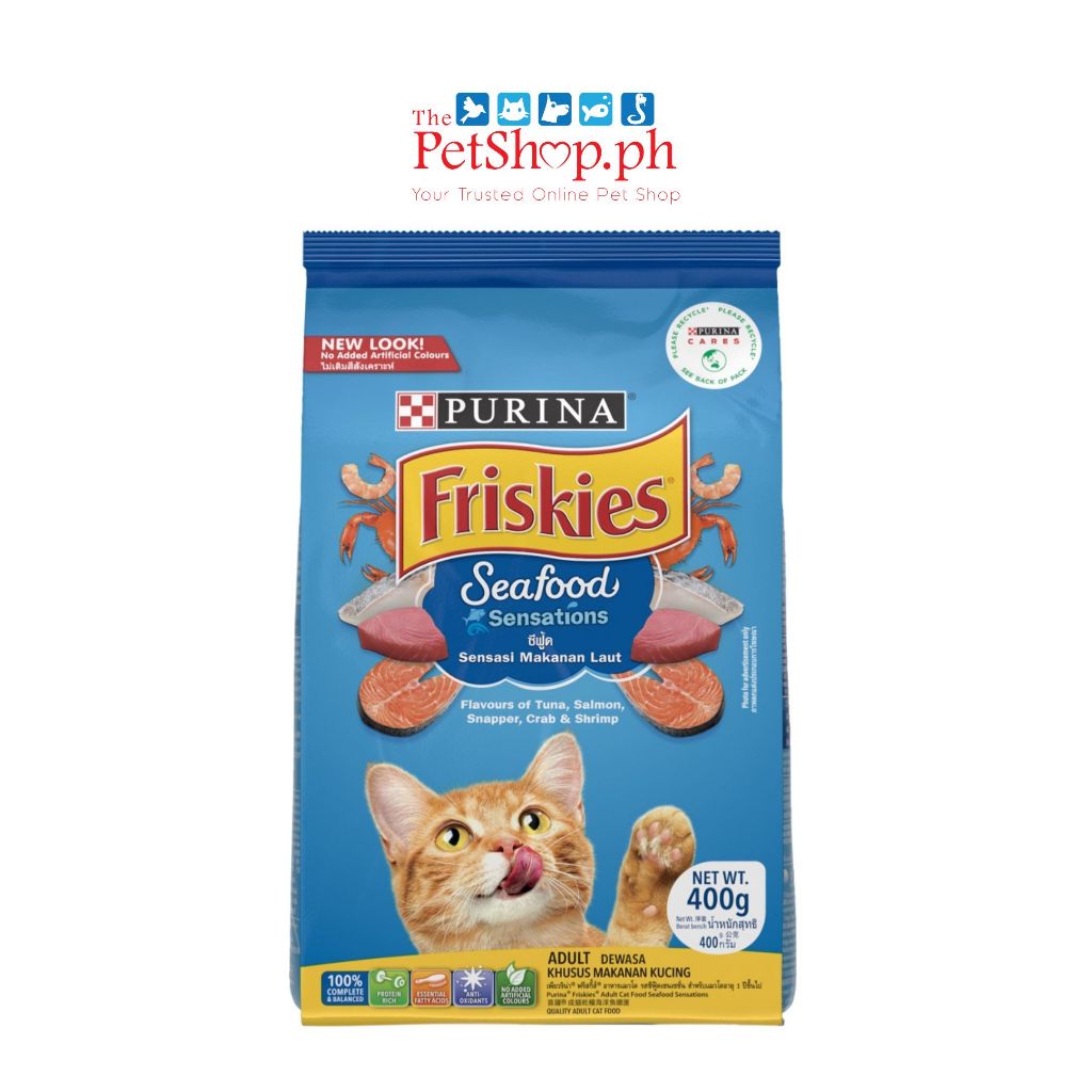 PURINA FRISKIES Seafood Sen 400g | Best Dry Cat Food for Adult Cats ...