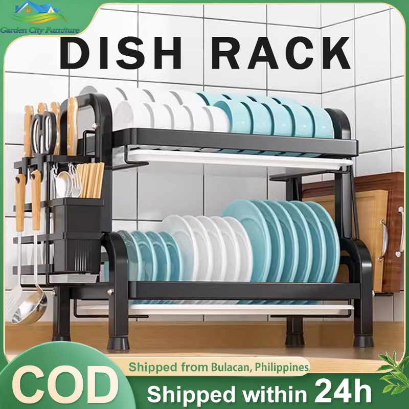 ️Carol ️2-Tier Dish Cabinet Rack Sink Rack dish drainer rack dish ...