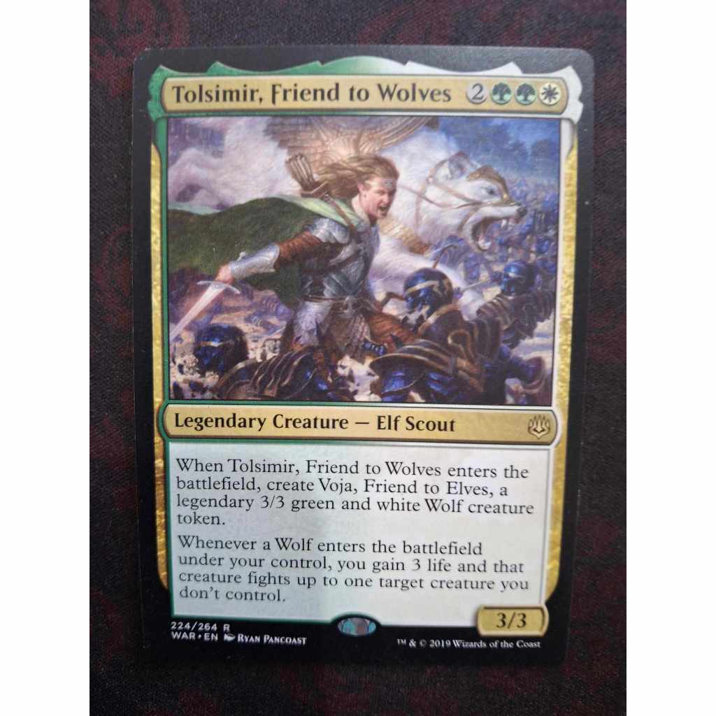 Tosimir, Friend to Wolves ( MTG / Legendary Creature - Elf Scout / Rare ...