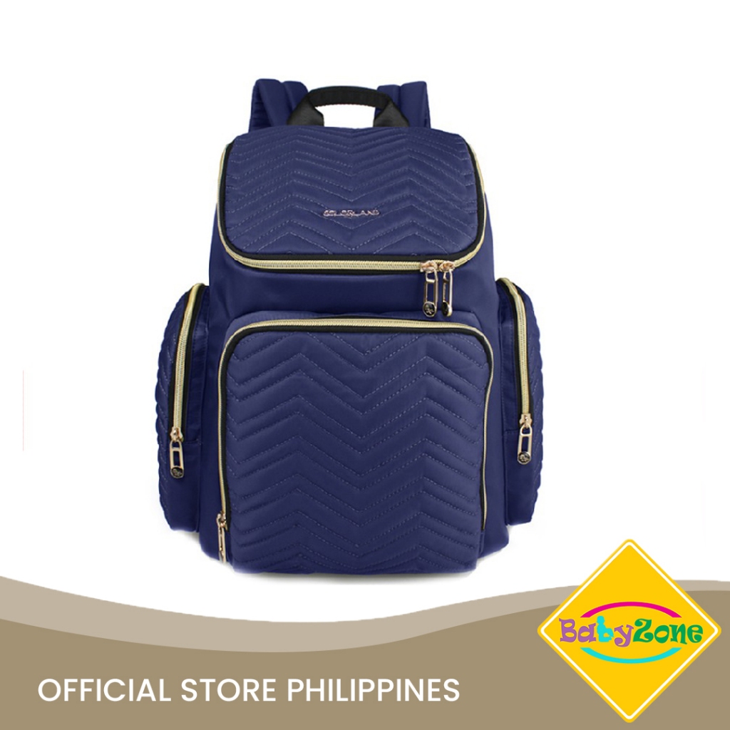 Colorland Georgia Baby Changing Backpack (BP146-D/Blue) | Shopee ...