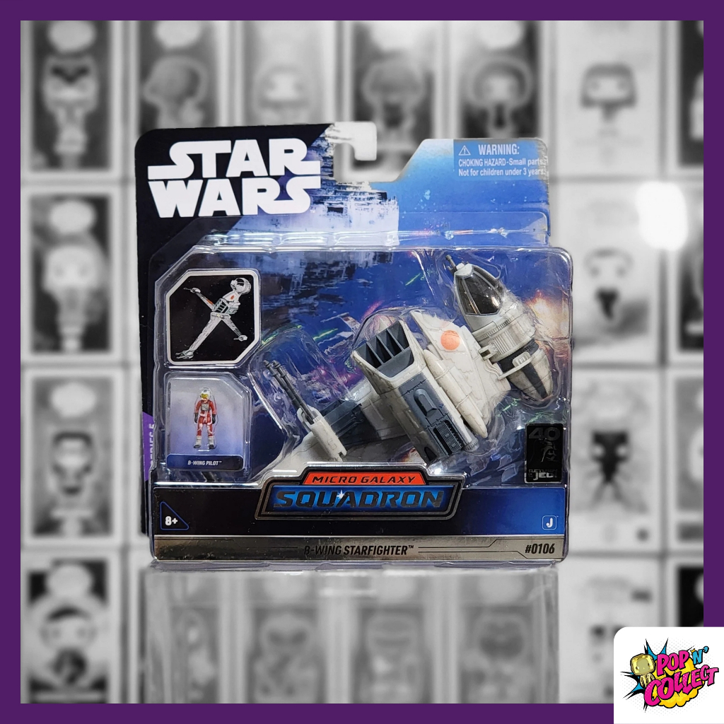 Star Wars - B-Wing Starfighter - Micro Galaxy Squadrons - (Sold by Pop ...