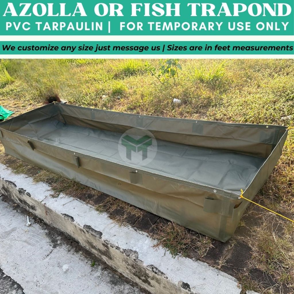 PVC AZOLLA POND AFFORDABLE FISH TANK CRAYFISH TEMPORARY USE TRAPAL ...