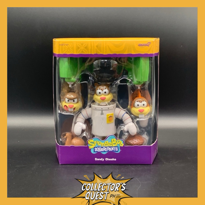 Super7 Ultimates Spongebob Squarepants Sandy Cheeks 7 Spongebob Action Figure Shopee 0333