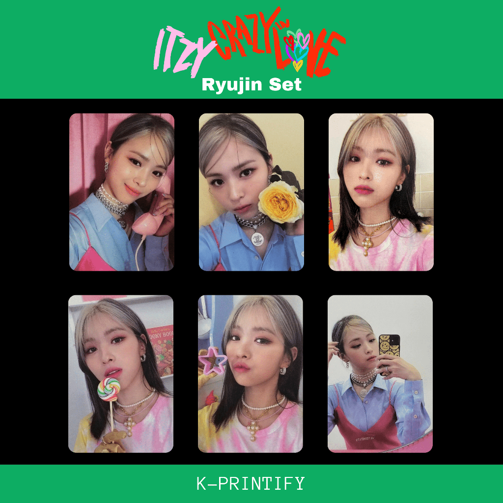 FANMADE ITZY Photocard Set - Crazy In Love (Read Description