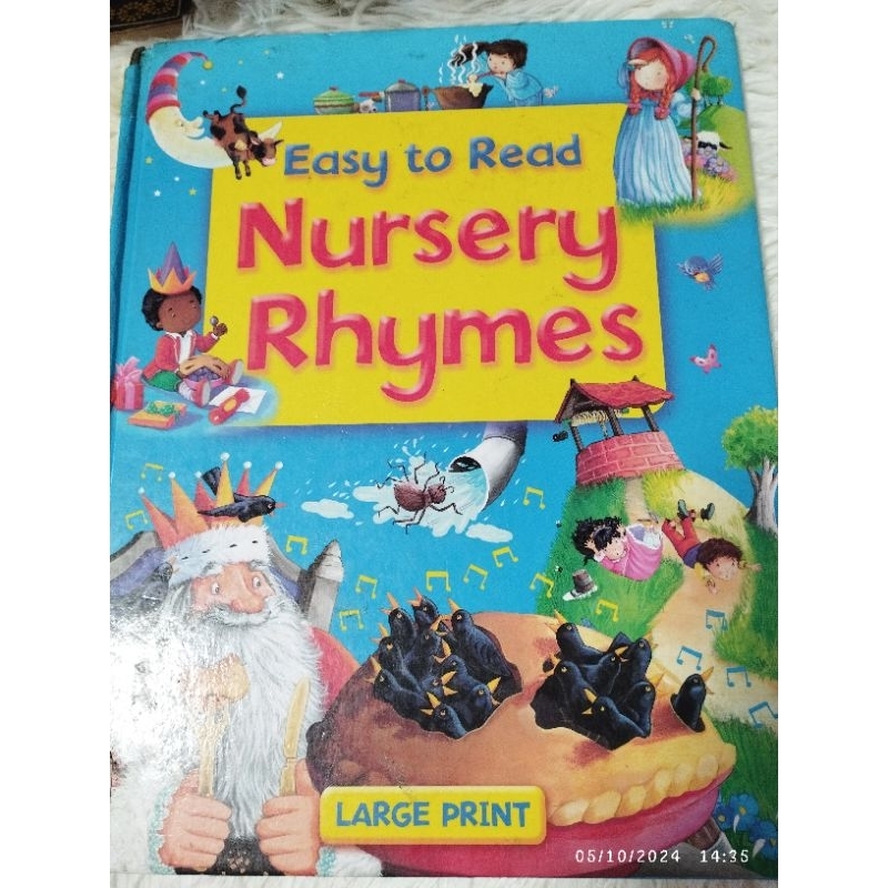 Large Print Easy to Read Nursery Rymes | Shopee Philippines