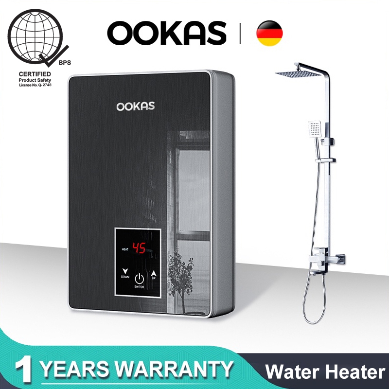 Ookas Water Heater Electric 220v Electric Instant Hot Water Heater With Self Modulating 5826