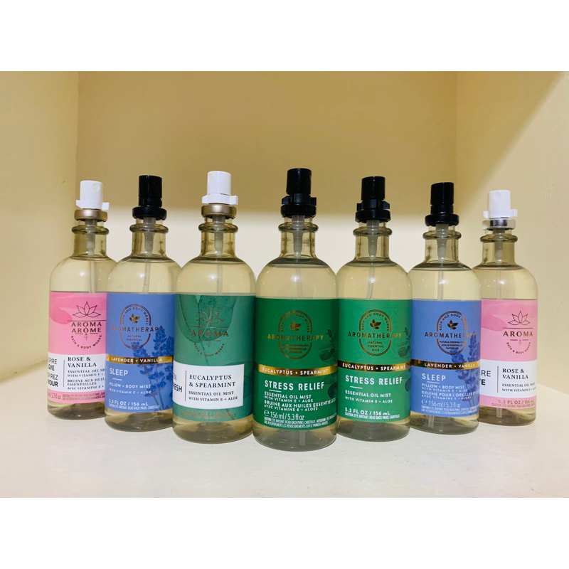 [AUTHENTIC] Aromatherapy Bath & Body Works Essential Oil Mist 156ml