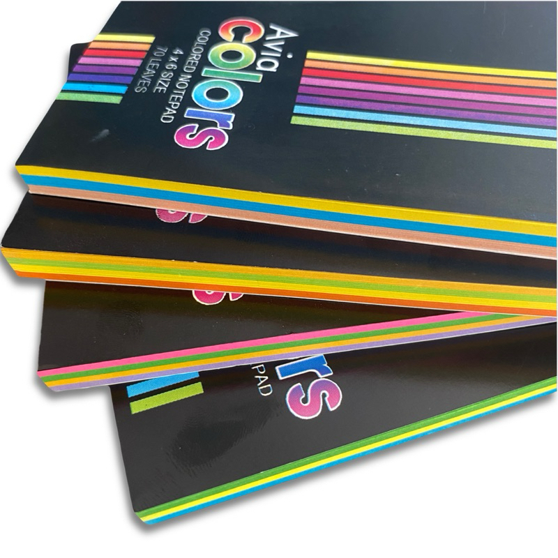 Colored Note Pad Memo Pad 4x6in 70 Leaves | Shopee Philippines