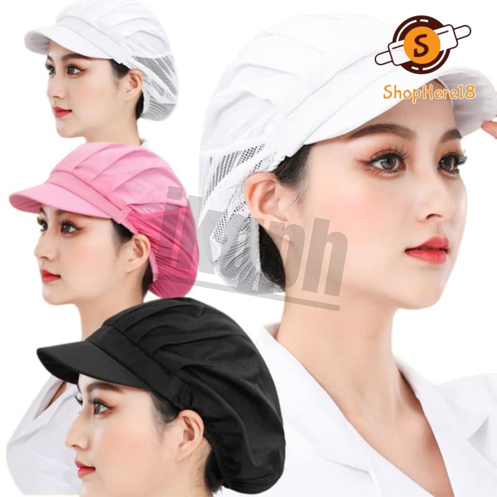 IKQPH Chef Hats-Kitchen Baker Cooking Hair Nets Food Service Caps for ...