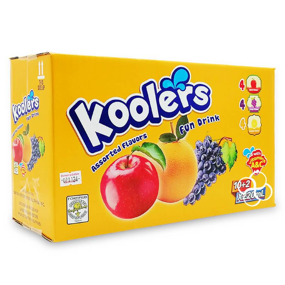 Koolers Assorted Flavored Fun Drink [12 x 220mL] | Shopee Philippines