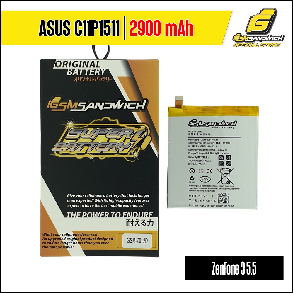 GSMSandwich Super Battery C11P1511 for ASUS ZenFone Z012D