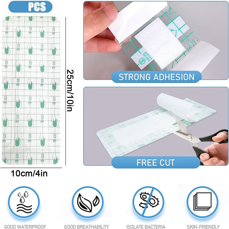 Medical Waterproof Adhesive film Swimming Waterproof Bandages Wound ...