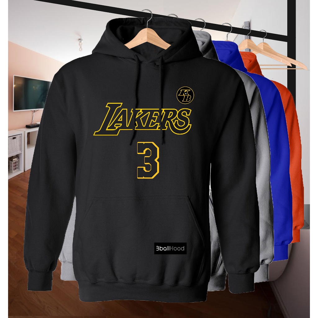 Hoodie Black Anthony Davis 3 Lakers KB Pull Over Long Sleeve Mall Quality BBall Hoodies Shopee Philippines