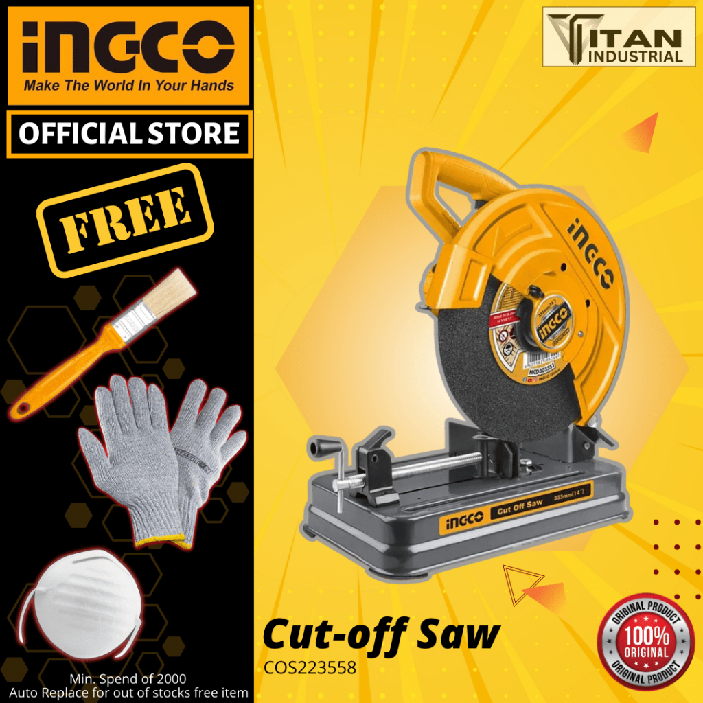 INGCO Cut-off Saw Machine • Tm ss | Shopee Philippines