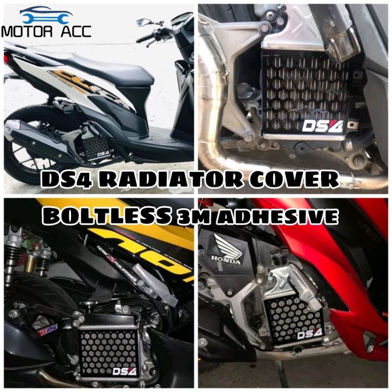 【Recommended by Creator】DS4 RADIATOR COVER For Nmax / Aerox / Click ...