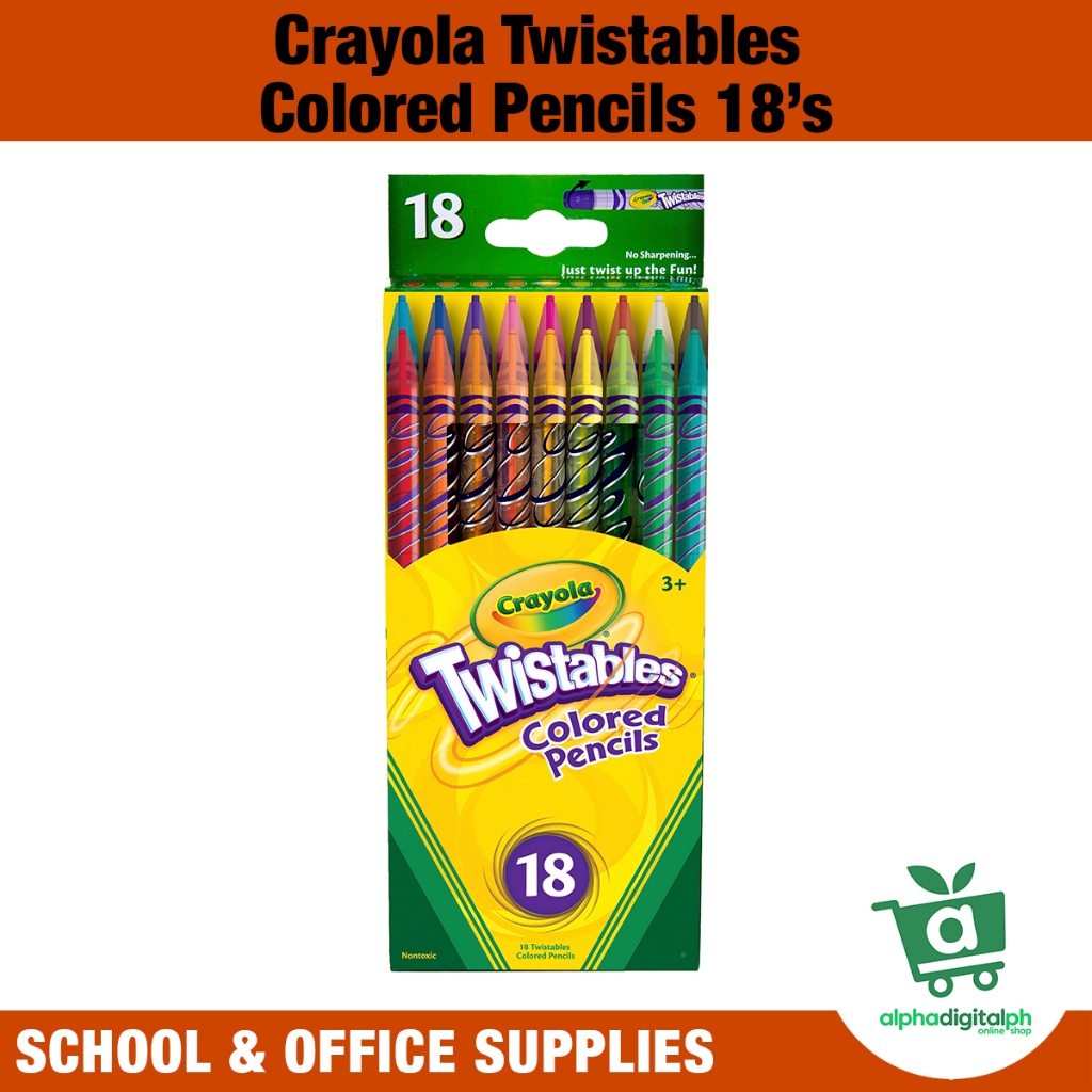 Crayola Twistable Color Pencil 18s Original | Shopee Philippines