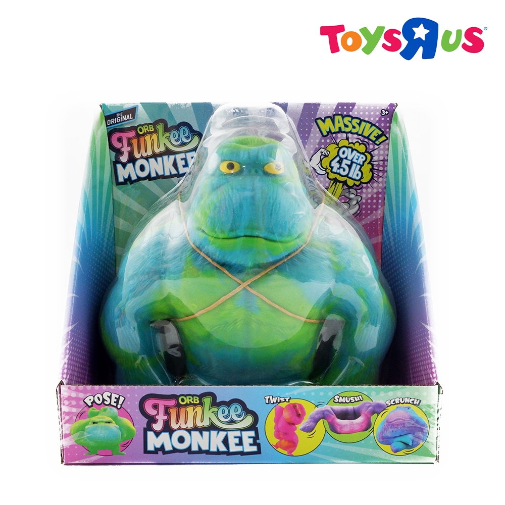 The Original Orb Funkee Monkee Jumbo Squishy Toys - Green | Shopee ...